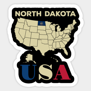 North Dakota Sticker